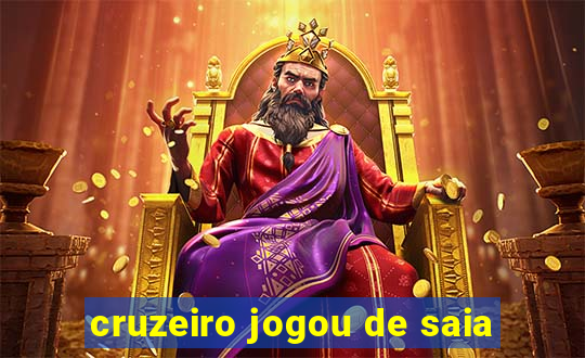 cruzeiro jogou de saia